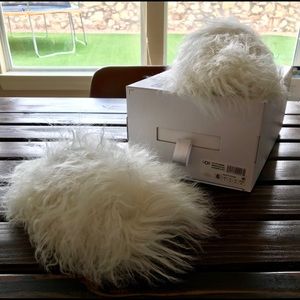 UGG Women’s Fluffy Momma Mongolian Clog Slippers